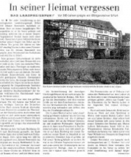 In seiner Heimat fast vergessen In seiner Heimat fast vergessen